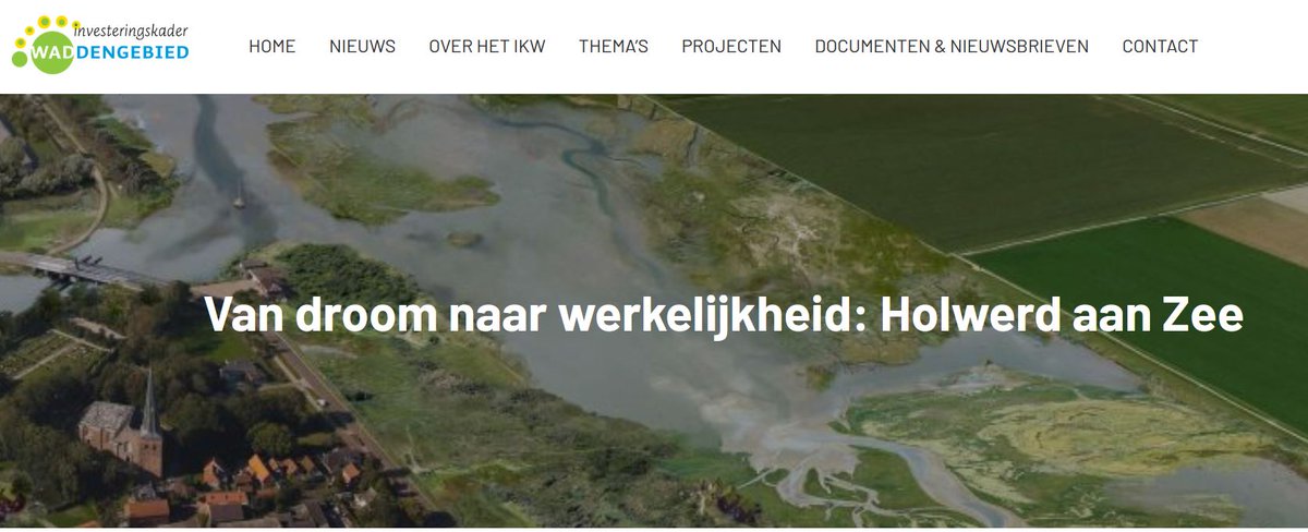 Door klimaatverandering staat de #Waddenkust voor grote uitdagingen. Vandaar dat het Investeringskader Waddengebied de gebiedsontwikkeling <a href="/HolwerdaanZee/">Holwerd aan Zee</a> steunt van droom naar werkelijkheid.
Lees hier de volledige bijdrage op de website <a href="/IKWaddengebied/">Investeringskaderwaddengebied</a>
is.gd/IKWsteuntHaZ
