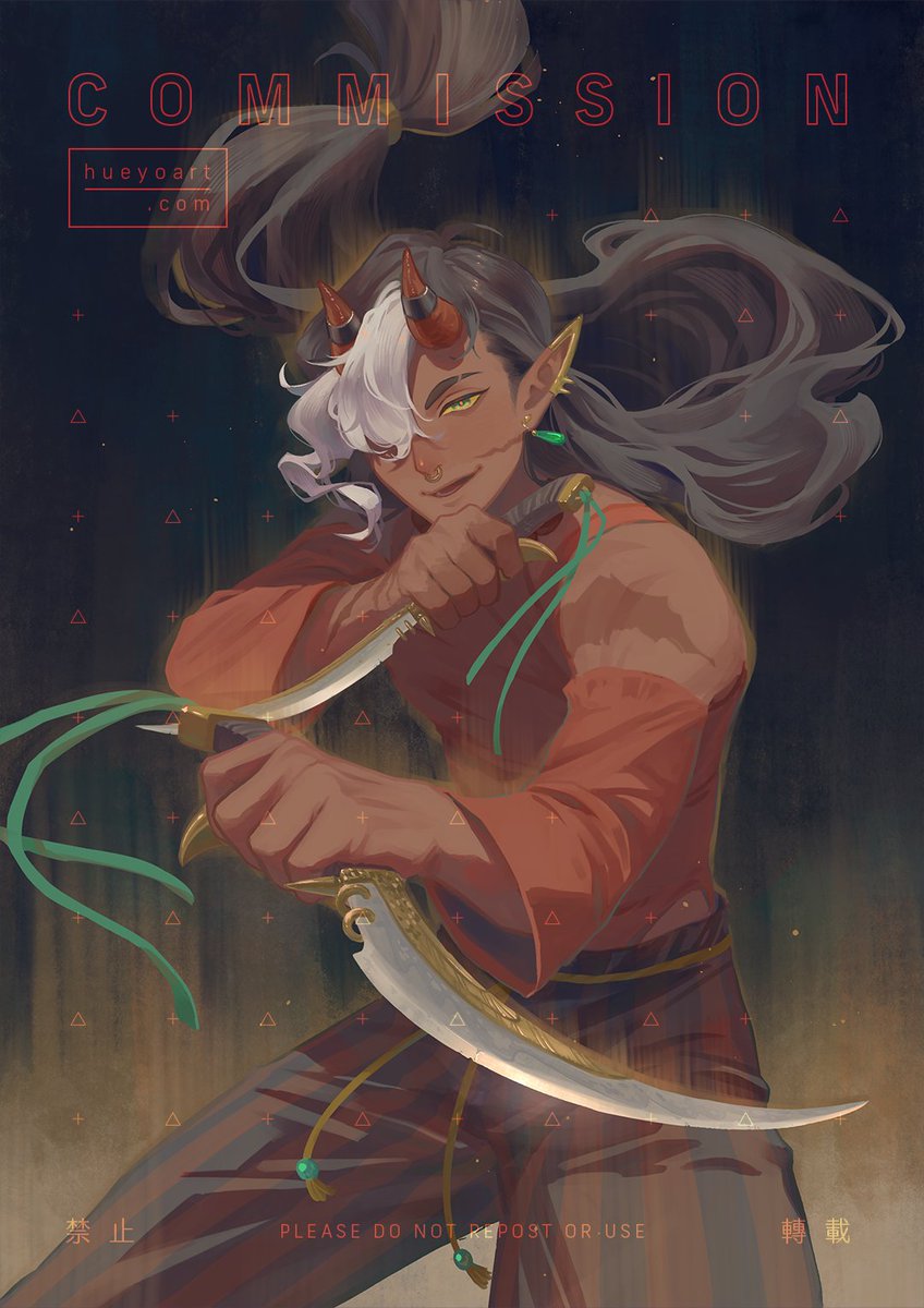 hueyoart's tweet image. #commission for Kris. Thank you!😊