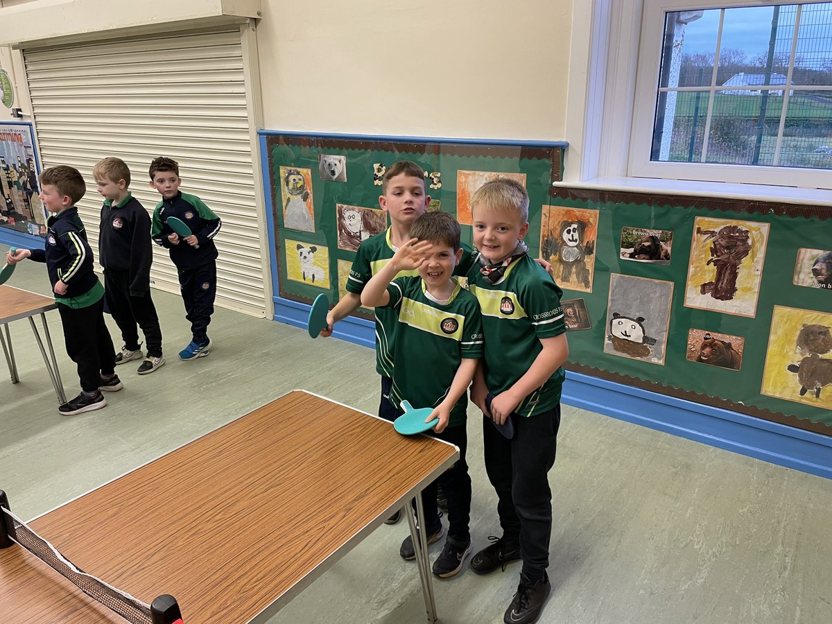 crossroads_ps's tweet photo. 🏓Table Tennis Club🏓

The boys are girls attending Table Tennis Club are having a fantastic time with Ruth from Table Tennis Ulster. 

https://t.co/lYWjGiWCRS https://t.co/bauNzLKiyR