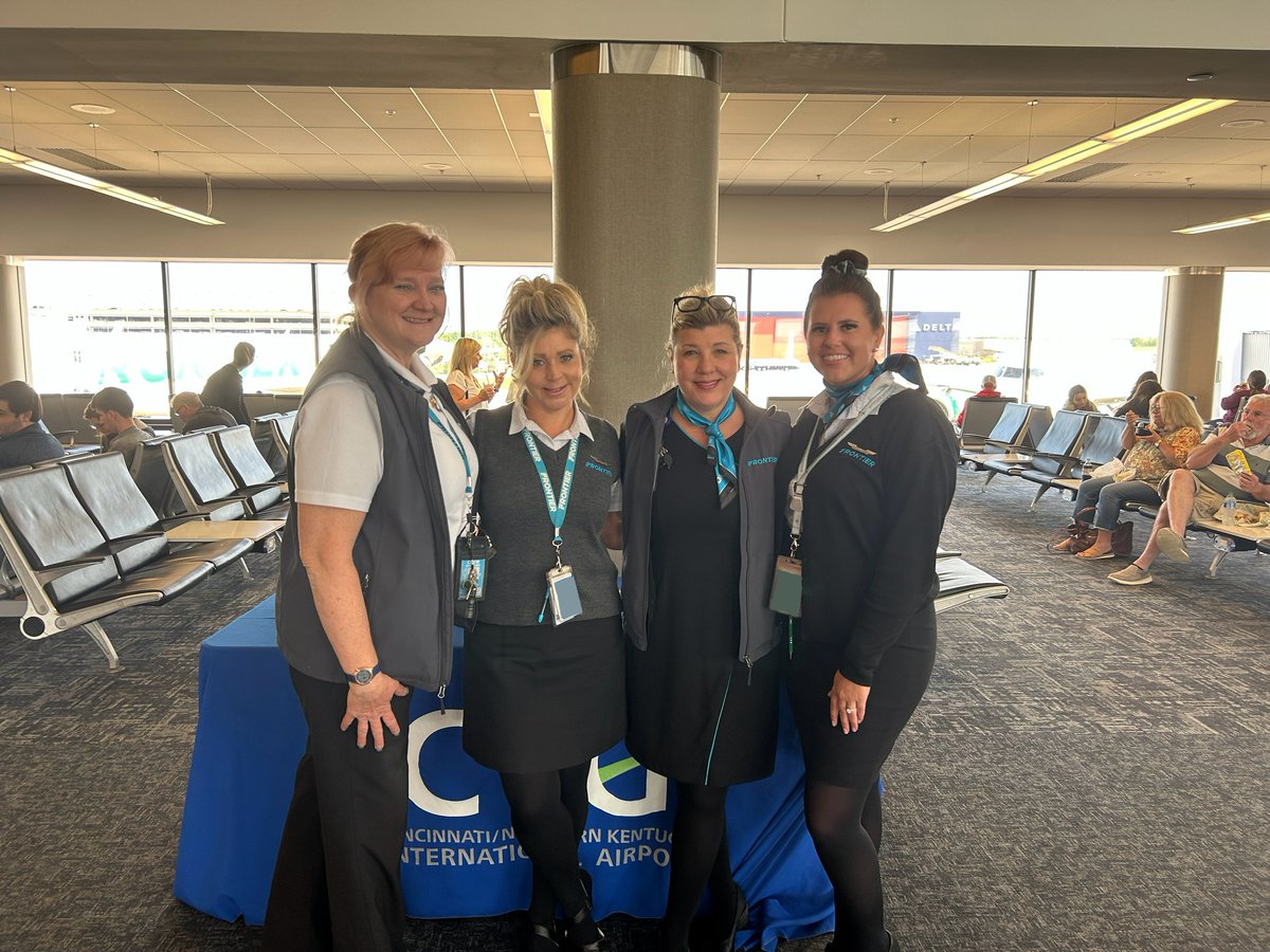 CVGairport's tweet photo. .@FlyFrontier is opening a new crew base at CVG Airport in May 2024! 🎉

To celebrate, Frontier is offering fares from $39 when purchased by Nov. 24, 2023. These fares are valid through Dec. 20, 2023.

Book today: https://t.co/PUFObYFynP https://t.co/Vm8wWQ2Vgn