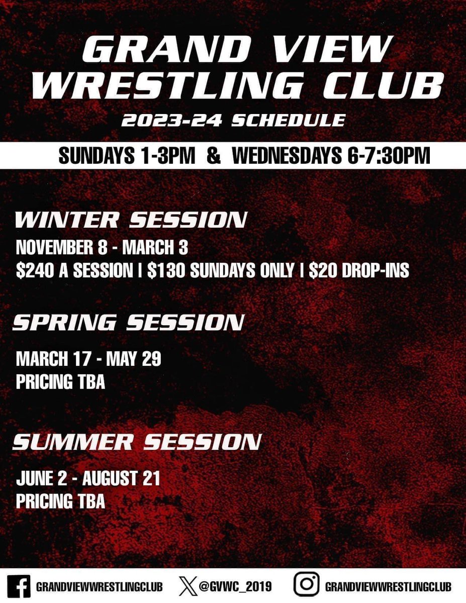 🚨 ALL GIRLS CLUB🚨

Location: 1500 Morton Ave, Des Moines, IA 50316

Offers:
•Year Round Training 
•Individual Training 
•…and more! 

-Late members are always welcome to still join! 💪🏼

Email: avalles@grandview.edu 

**No practice Wed, Nov 22. Back to normal Sun, Nov 26