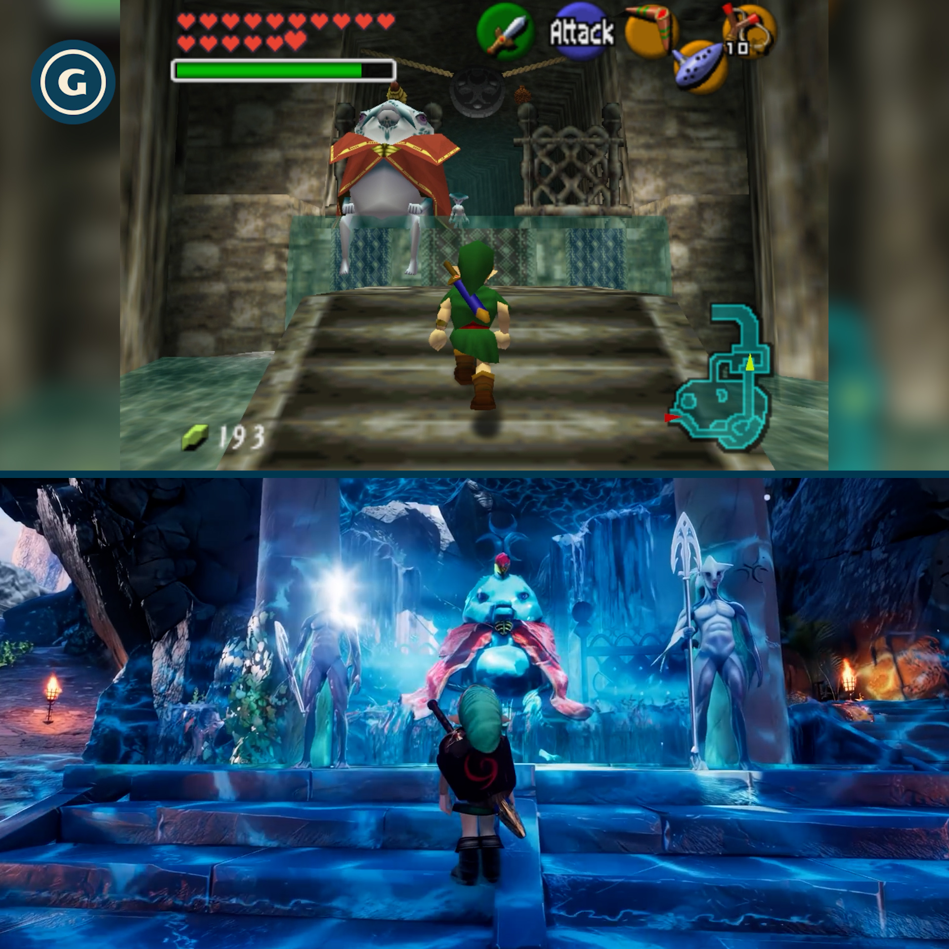 Zelda Ocarina Of Time 3ds Gameplay