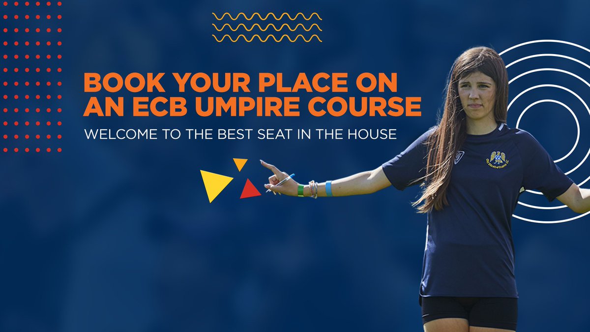 suffolkcricket's tweet image. Interested in becoming a cricket umpire? 

Book here to secure your place on an ECB Umpire Course ▶️ booking.ecb.co.uk/event/05f426ff…

Get the #BestSeatInTheHouse and start your journey to becoming a cricket umpire today