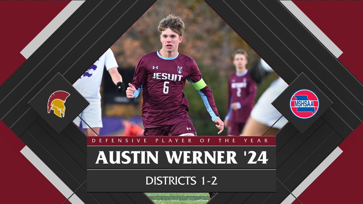 Special congratulations to Austin Werner ‘24. Austin was named the 2023 Region 1 Defensive Player of the Year!