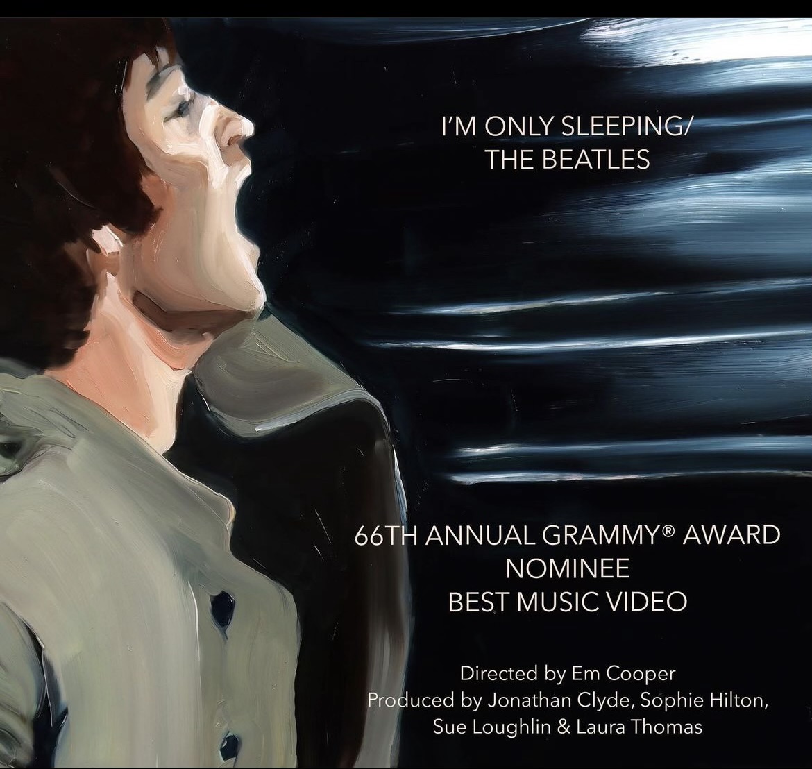 🌟Exciting News!🌟 Our incredible animator, Em Cooper, has been nominated for a Grammy for her outstanding work on the Beatles video, I'm Only Sleeping! 🎬Join us in congratulating her on this well-deserved achievement!🏆 #GrammyNominee #AnimatorMagic #DeejFilm #emcooperanimation