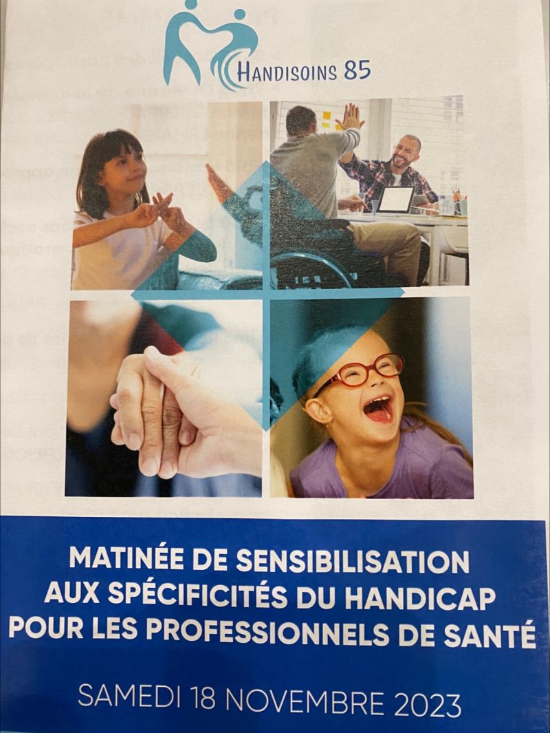 Antoine_Chereau's tweet photo. Merci à Sylvie Verbrugghe et aux équipes d’@handisoins85 pour cette matinée de sensibilisation !

Merci aux professionnels hospitaliers et libéraux et aux associations qui œuvrent au quotidien pour favoriser l’accès aux soins des personnes en situation de handicap ! 🙏 https://t.co/mhocU6F0jX