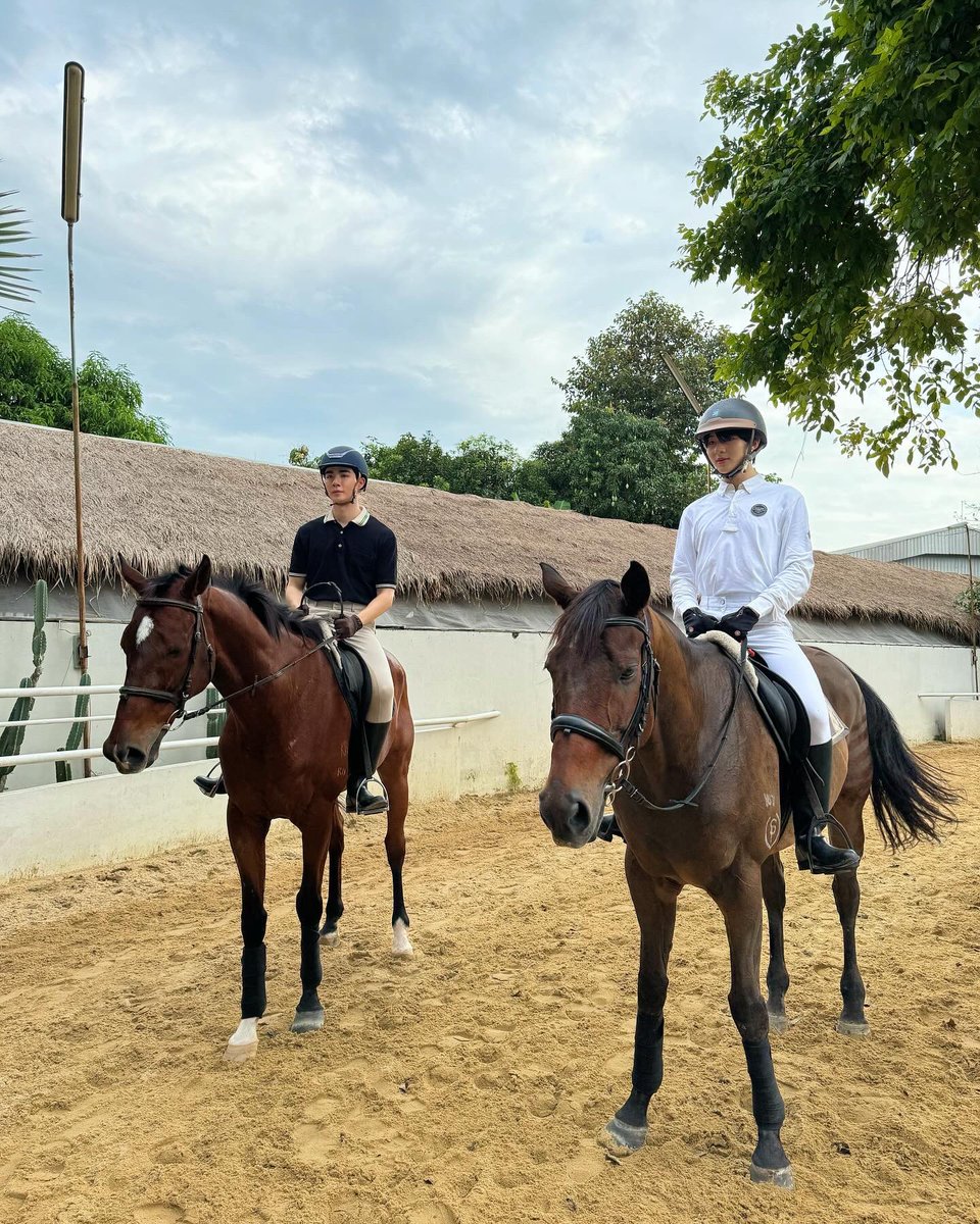 CwrNew's tweet photo. Giddy up! 😜
#VlogZeeNuNew3YrsPartner https://t.co/A2k51NbCSM