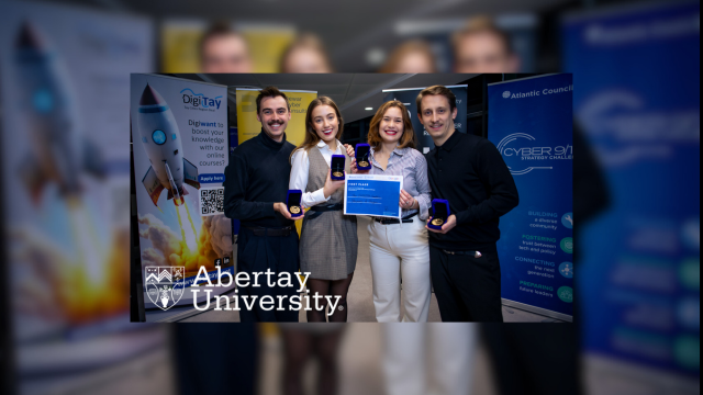 Abertay cyberQuarter tweet media