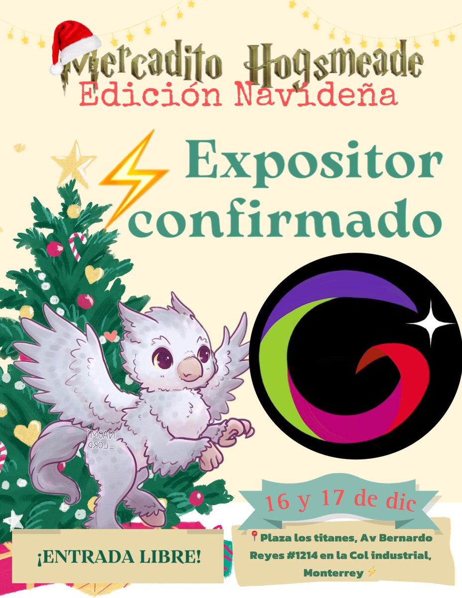 ChaoticGround's tweet photo. ¡Saludos, chaoticos!
El estudio estará participando en la edición navideña del Mercadito Hogsmeade. Estaremos ofreciendo mercancía de Harry Potter con temática navideña y haciendo dinámicas. c:
¡Los esperamos!
#chaoticgroundstudio #merchandise #HarryPotter https://t.co/gIzlPtdSEe