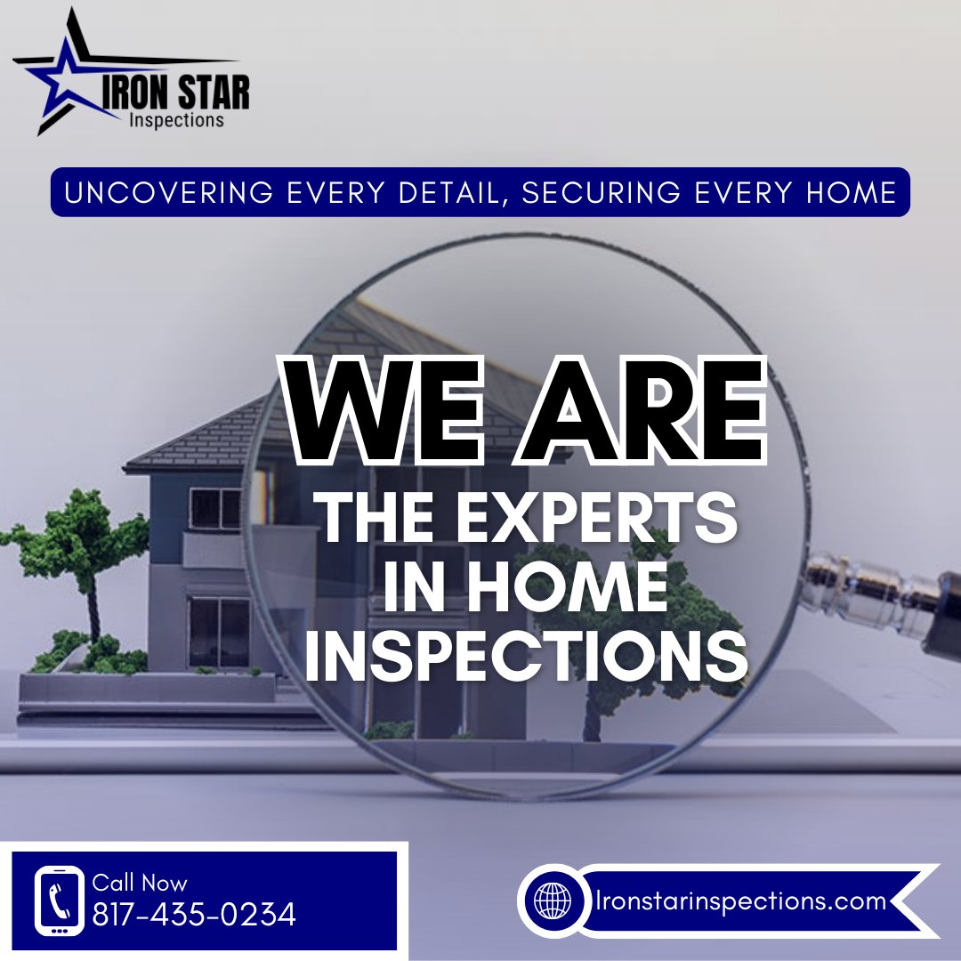 InspectionsIron's tweet image. 🏡 When it comes to home inspections, we're not just good; we're the experts! At Iron Star Inspections, we've honed our skills and knowledge through years of experience, making us the go-to choice for all your property assessment needs. Contact us today! #HomeInspectionExperts