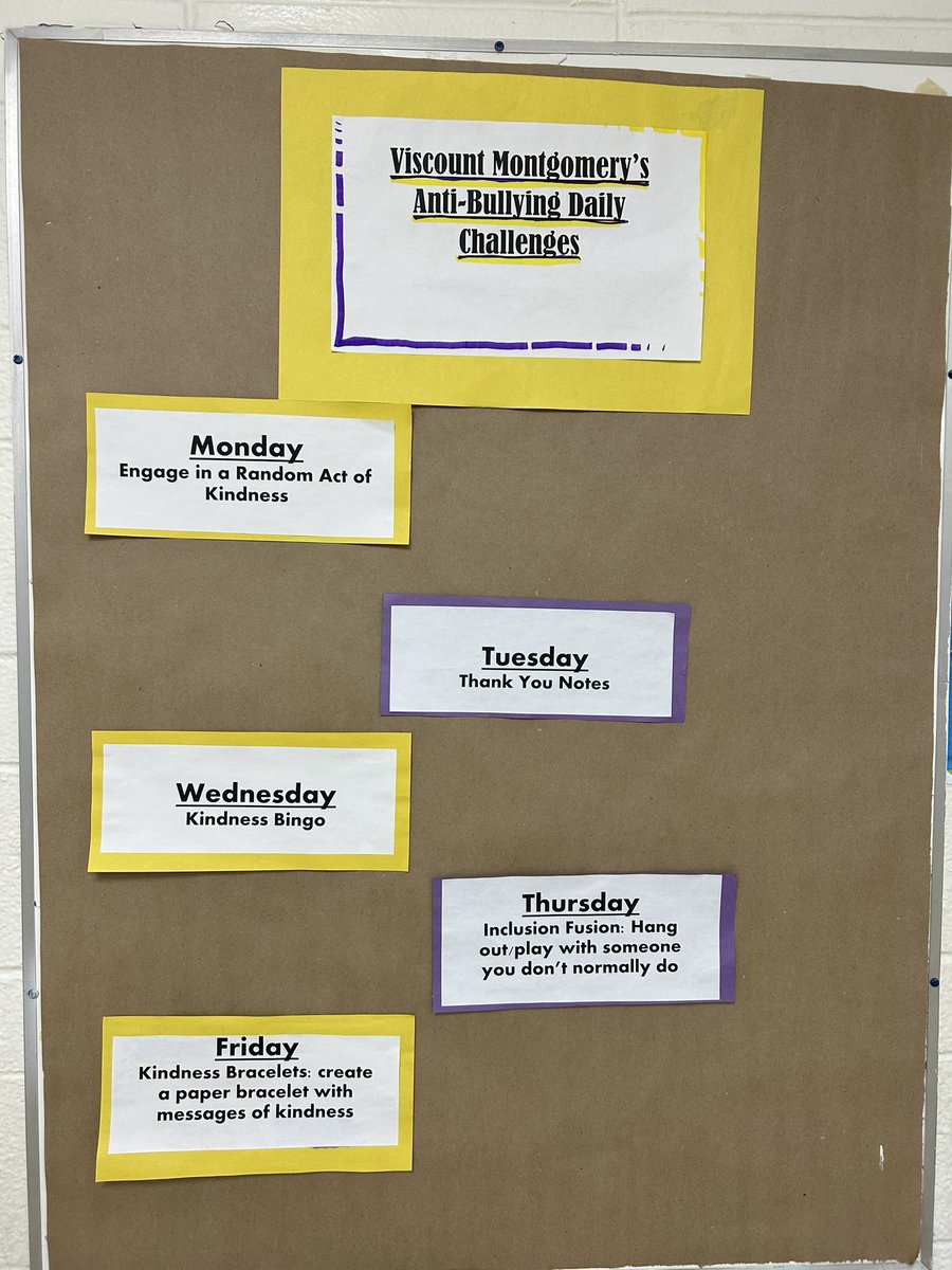 Anti-Bullying Prevention and Awareness at Viscount! Let’s make a difference! <a href="/HWDSB_WeHelp/">HWDSB_WeHelp</a> <a href="/HWDSB/">HWDSB</a>