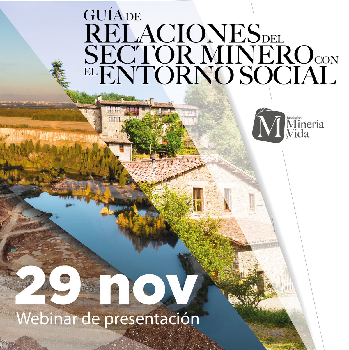 mineriayvida's tweet photo. 📢 Hasta el 24 de noviembre puedes inscribirte al próximo webinar de la #FMYV, en el que abordaremos las relaciones de las empresas del sector minero con el entorno social, de la mano de dos profesionales de Cinclus Soluciones.
✍No dudes en inscribirte: https://t.co/FT9PxyEONy. https://t.co/inKpcHeVrp