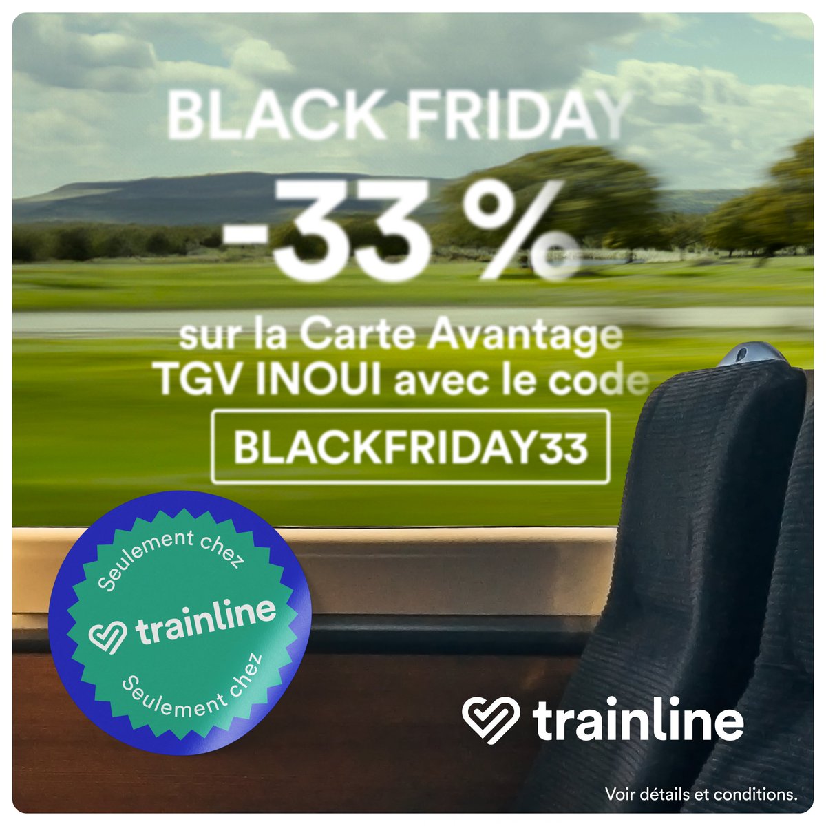 Ce Black Friday, joignez l’utile à l’agréable : voyagez mieux pour moins cher 👉 
thetrainline.com/fr/offres-redu… 

#blackfriday #carteavantage #trainline