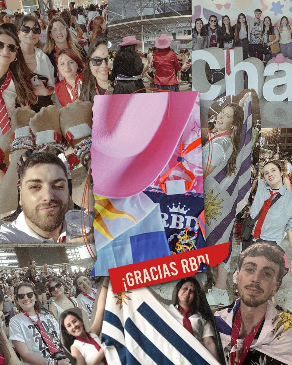 Uruguay presente en el <a href="/soyrebeldetour/">RBD</a> 🇺🇾♥️ 
Los amamos <a href="/Anahi/">Anahi</a> <a href="/DulceMaria/">Dulce Maria</a> <a href="/maiteperroni/">Maite Perroni B.</a> <a href="/christiancha/">Christian Chavez</a> <a href="/christopheruck/">Christopher Uckermann</a> Siempre hemos estado aquí! ♾️