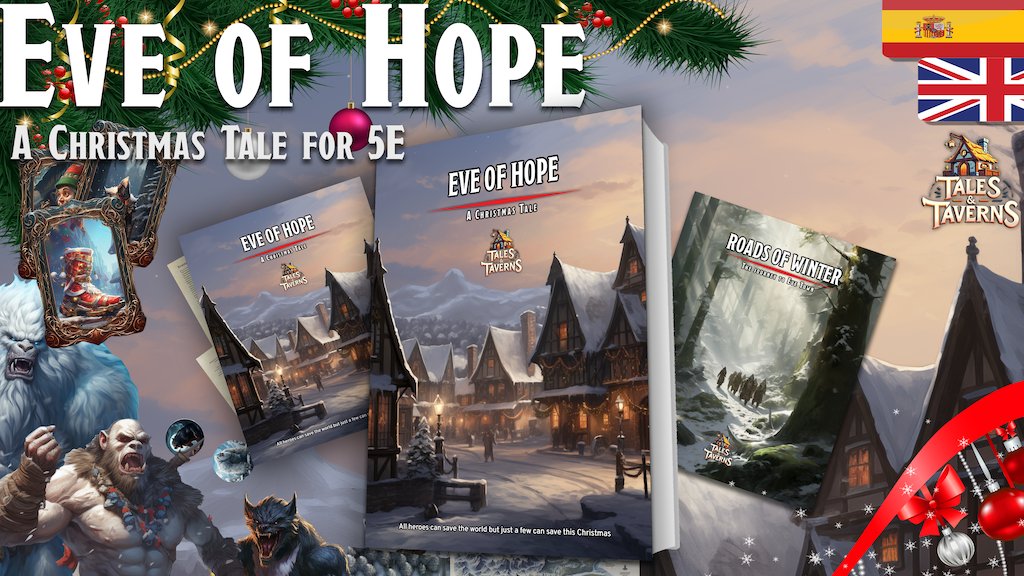 Hola mis panas! De cara a las Navidades he querido sacar un pequeño proyecto en Kickstarter, con el objetivo de recaudar fondos para su creación ya que va a ser algo tocho. Se trata de una aventura jugable para Dragones y Mazmorras. RT+like ayudan mucho🐀
kck.st/3GgMTox