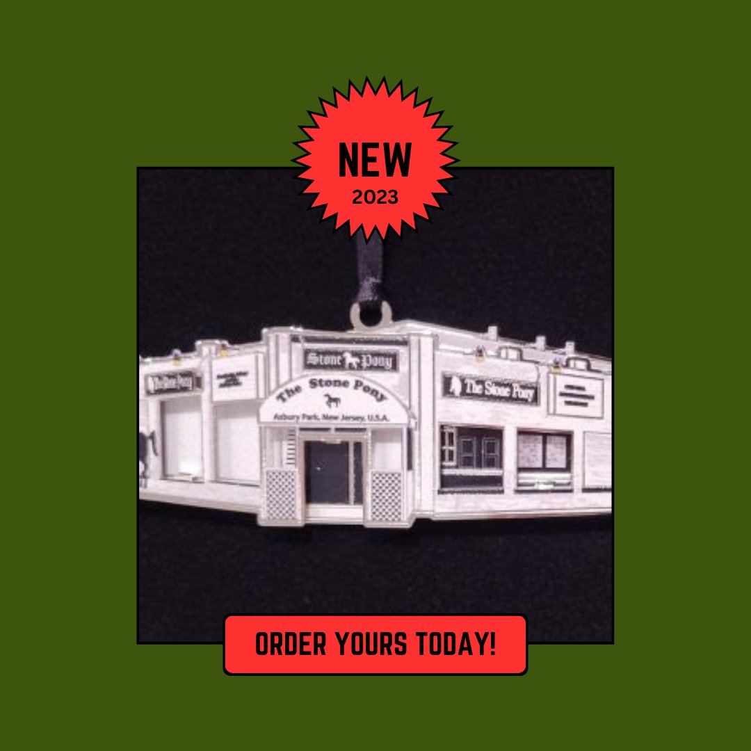 Add a piece of Asbury Park's musical heritage to your tree with our new ornament - Order online now or check out our local retailers like Fun House store, Gifts by Tina, or the Asbury Galleria. 

More info aphistoricalsociety.org/shop/