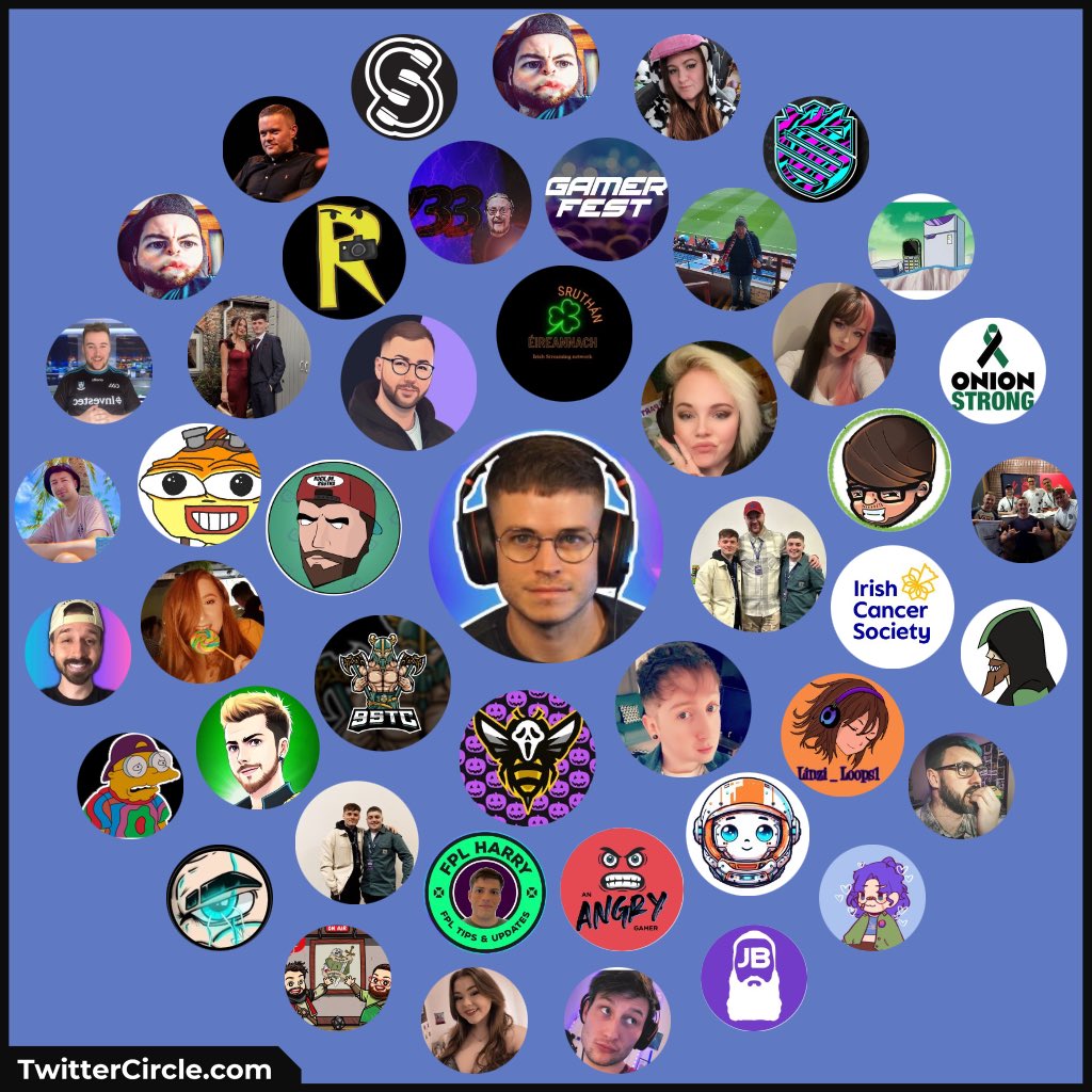 This is so cool!! My Twitter Interaction Circle generated by TwitterCircle.com

🥇 @DanBishTV 
🥈 <a href="/BuzzKill/">BuzzKill 🐝</a> 
🥉 <a href="/95TC_/">95TC</a>