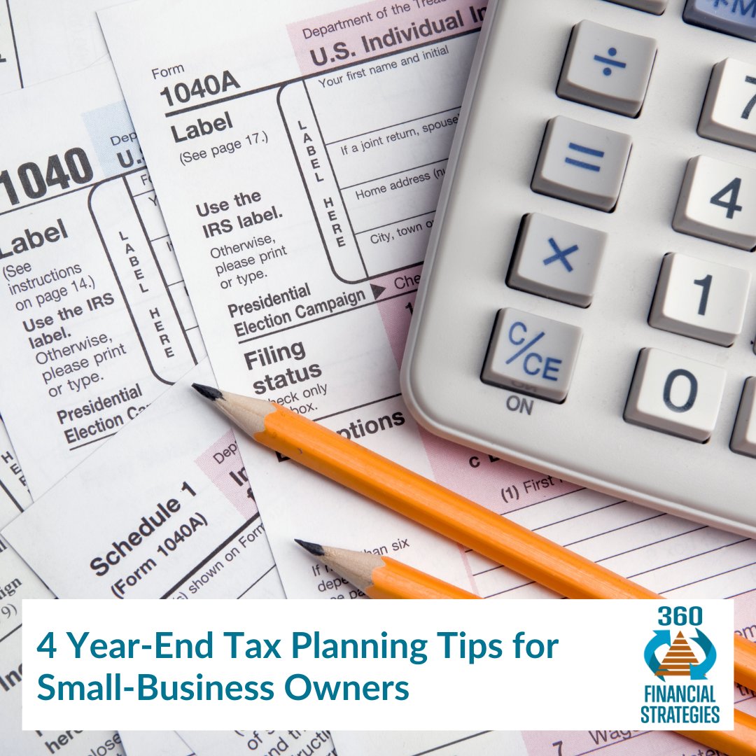 360FinStratTX's tweet photo. Here is a tax planning list for small-business owners preparing for year-end tax filings: https://t.co/qw7x0gLCvG https://t.co/Y8FVBFBmC9