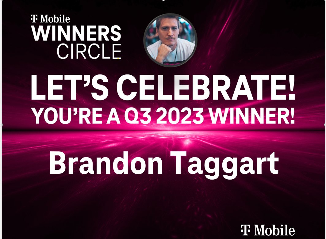 Please join me to congratulate @BrandonTaggart5 on his Q3 Winner Circle achievement!! The MOB is so proud of your accomplishments and your leadership. You are an essential piece of the team! Thank you for your commitment to create a winning culture and making others better! #MOB