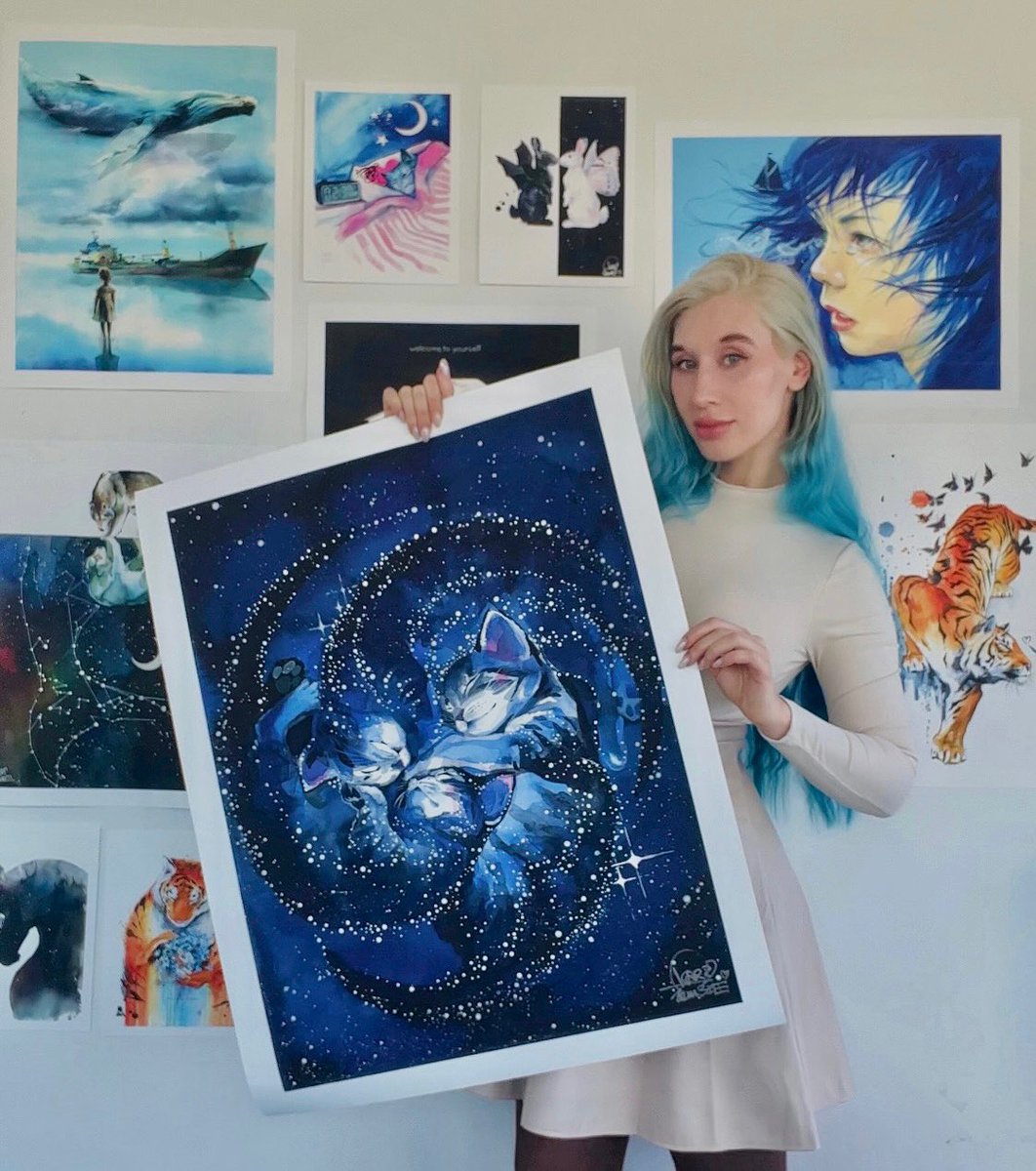 Signing promo ends Tomorrow! Get your art prints signed if you order before November 22nd at 11:59pm EST. 🎁⚡