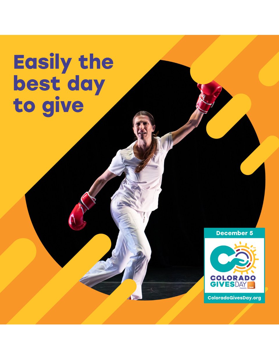 Colorado Gives Day Is Almost Here: Support Our Dance Community on Dec. 5

We're thankful to be a part of CGD. Donations impact our local dance community and create unique performances like our 2023 Dance Festival.
coloradogives.org/organization/P…

Martha Wirth Photography?