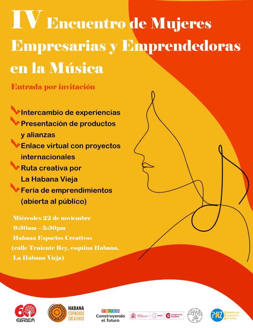 EGREMOFICIAL's tweet photo. Desde ya estamos contando los minutos para comenzar el 4to Encuentro de Mujeres Empresarias y Emprendedoras que estaremos celebrando en colaboración con Habana Espacios Creativos🤩
#EGREM #EventosEGREM #60AñosEGREM #MujeresEmprendedoras #ExperienciasEGREM https://t.co/KxMn5eTMrD