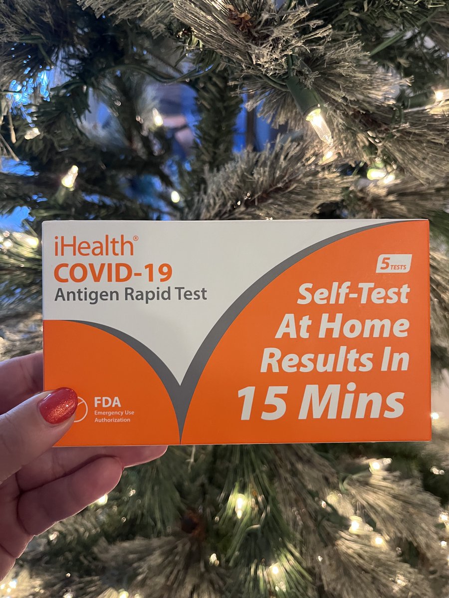 Perfect timing ahead of the holidays! Every home in the U.S. is eligible to order an additional 4 free at-⁠home tests. If you did not order tests this fall, you may place two orders for a total of 8 tests. covidtests.gov