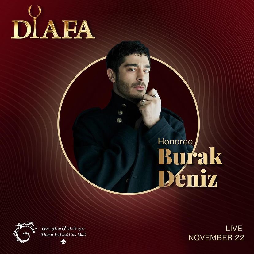 #BambaşkaBiri'nin başarılı oyuncusu #BurakDeniz, 7. #DIAFA    The Distinctive International Arab Festivals Awards) kapsamında ödül alacak.👏🏼 Merakla beklenen kırmızı halı ve ödül töreni yarın Dubai Festival Şehri’nde gerçekleşecek..