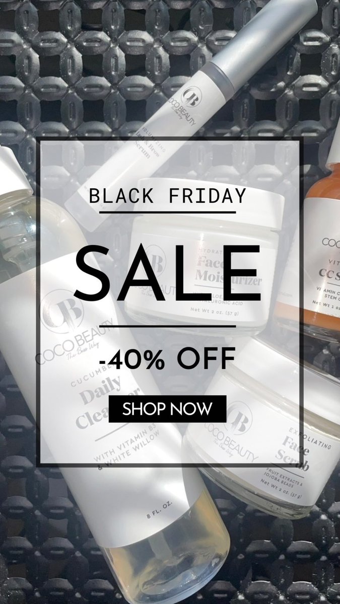 Coco_Leahh's tweet photo. Y’all ready for Black Friday ? Let’s checkout 🛒 Stock up on your skincare today and start a new skin regimen ✨ #blackfriday #skincare #cocobeautyllc #cocobeautyskincare #Sale #vegan #natural https://t.co/SuKe0FBqRt https://t.co/dWZzIeswas
