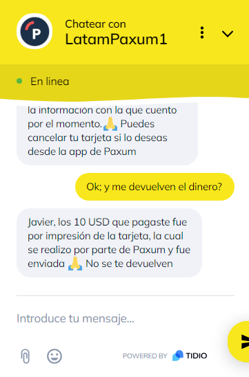 Studio4RCol's tweet photo. Bonita la forma de quitarle el dinero a los clientes por parte de @paxumlatam. Ellos expiden la tarjeta y la envían x 4-72 pero sin guía.  4-72 también dice que ellos no pueden hacer seguimiento solo con el ID. 
 Conclusión: #Paila #PaxumLaBlue https://t.co/BVbKg839uF