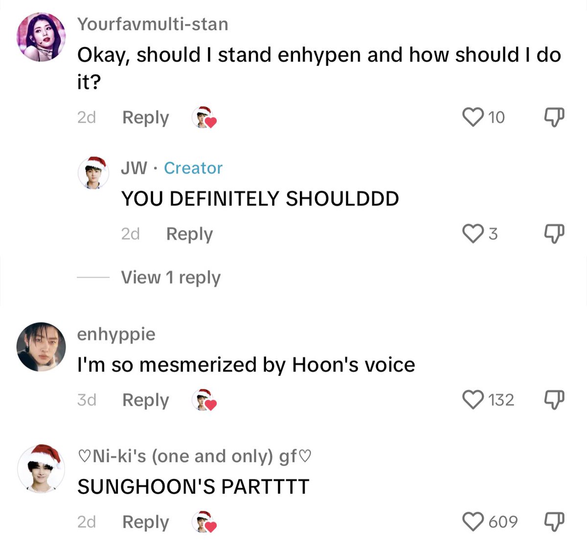 prodshn's tweet photo. been stumbling upon videos of sweet venom english ver. and i’m living for the compliments for sunghoon and fans obsessing over that certain line of his “i would give up heaven if i had to”. i understand y’all 🫠 https://t.co/db3miSEQyg