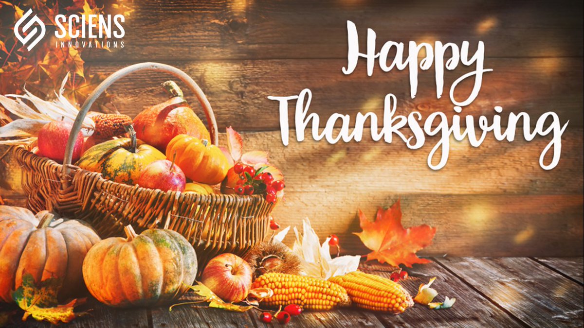Sciens is thankful for all of our employees, partners, and customers. Happy Thanksgiving!

#HappyThanksgiving
