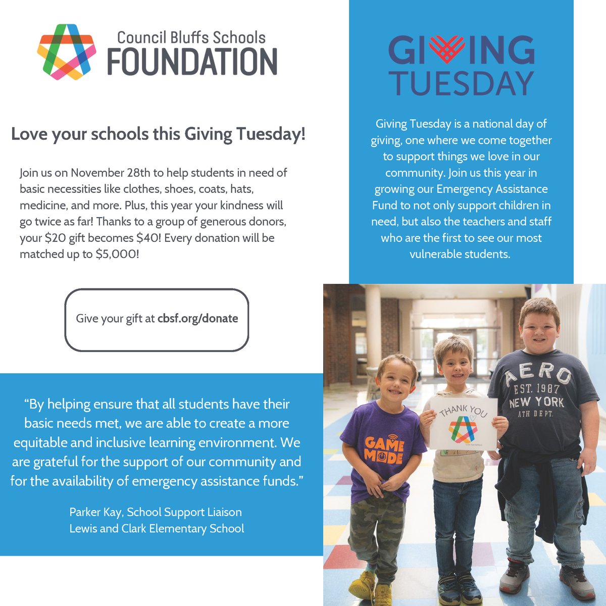 Council Bluffs Schools Foundation tweet media