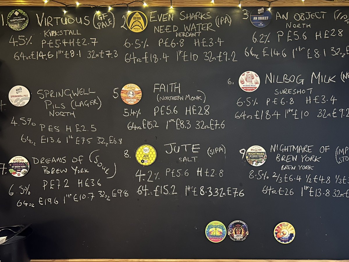LeedsHopShack's tweet photo. On tap today 🍺🙌🍺🙌🍺 @kirkstallbrew @VerdantBrew @NorthBrewCo @NMBCo @sureshotbrew @brewyorkbeer @SaltBeerFactory #CraftBeer #Horsforth #Leeds https://t.co/f7d744HB9s