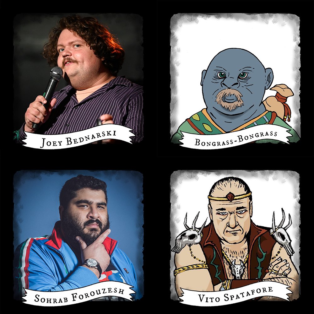 AS IF you needed more reason to join us for tonight’s adventure…our cast of characters, with art by Brandon Kirkman and Sadie Lancrete! Get your tickets here: eventbrite.com/e/706263020707…