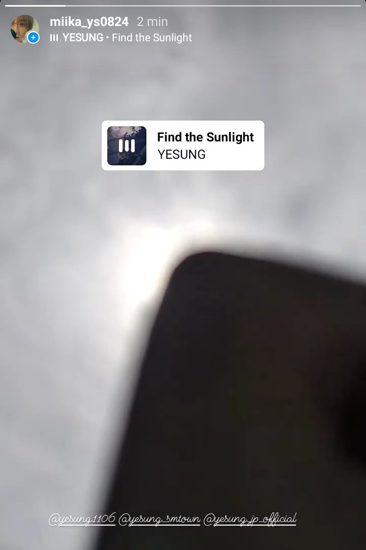 miika_SJYesung's tweet photo. En Instagram se puede escuchar la canción si se selecciona para historia 🎶🥰
Por favor, usen la canción siempre que puedan.
Esperando que sea medianoche para escucharla de completa 🌦️
 
#FindtheSunlight
#NotNightmareChristmas
#YESUNG #예성 
#SUPERJUNIOR #슈퍼주니어 https://t.co/P76WmDFQve