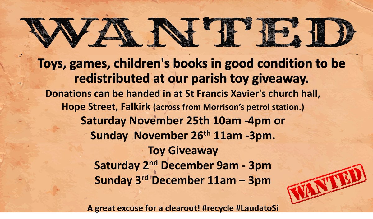 stfxyg's tweet photo. Great toy giveaway. Please donate this weekend. see below for details. https://t.co/8hMDT6acAq