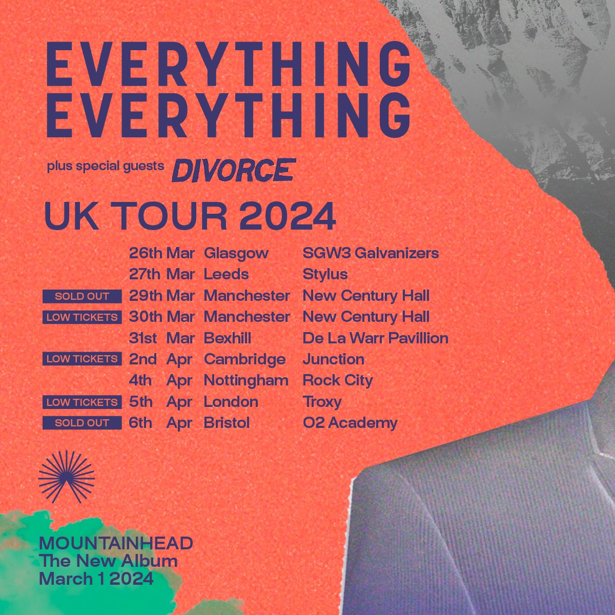 So thrilled to announce we’re supporting legends @E_E_ on tour in the spring! What a fantastic Easter treat. Tickets are flying so get booking! seetickets.com/tour/everythin…