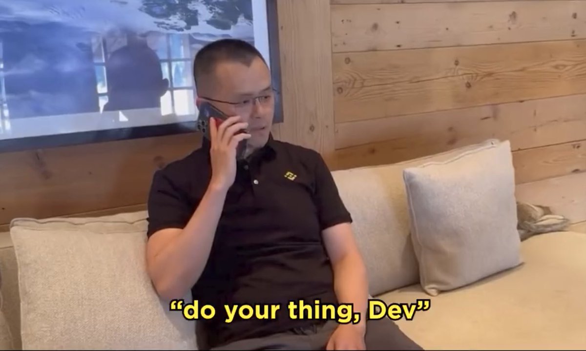 HeyItsMeTheDev's tweet image. CZ walked so we could run 🤝 

A true man of Honor 

Will always be grateful for this guy