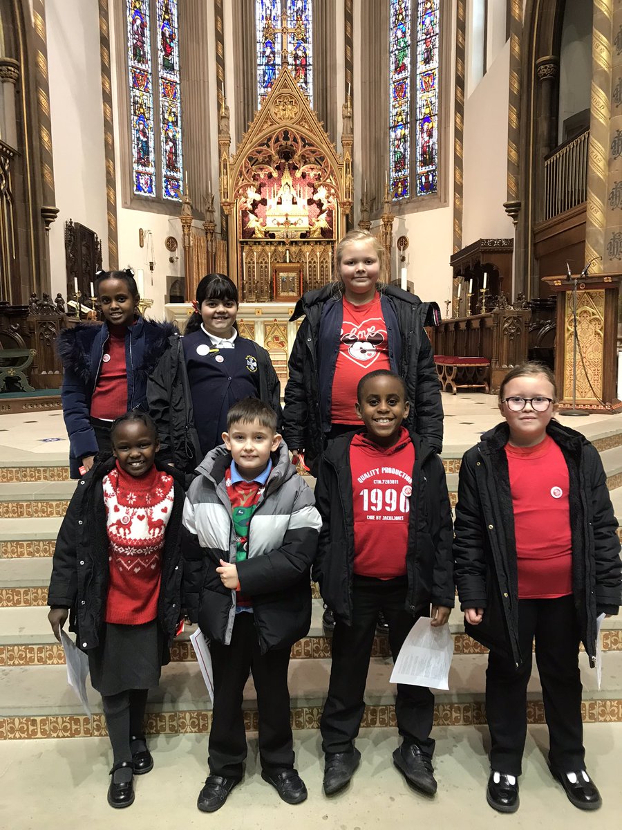StPaulsB38's tweet photo. Today, some pupils joined with other Lumen Christi schools to celebrate Mass at St Chad’s in honour of #redwednesday. We attended Mass for those who cannot due to persecution. We were a voice for the voiceless. ✝️🙏🏼❤️ #breakthesilence #bethevoice #bethechange #standupforchrist https://t.co/RvyqPPNcwH