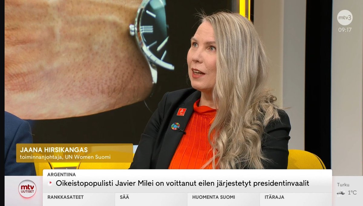 JaanaHirsikanga's tweet photo. Julkaisimme @UNWomenSuomi &amp; @Alehdet https://t.co/sEEtoY8j14'n kanssa tutkimuksen, jonka mukaan 9/10 suomalaisnaisesta on kokenut häirintää. Kävimme @huomentasuomi'ssa keskustelemassa aiheesta @jessekamras'in kanssa ilmiöstä.
https://t.co/LnZqpsFNnv https://t.co/I98vfcVQWj