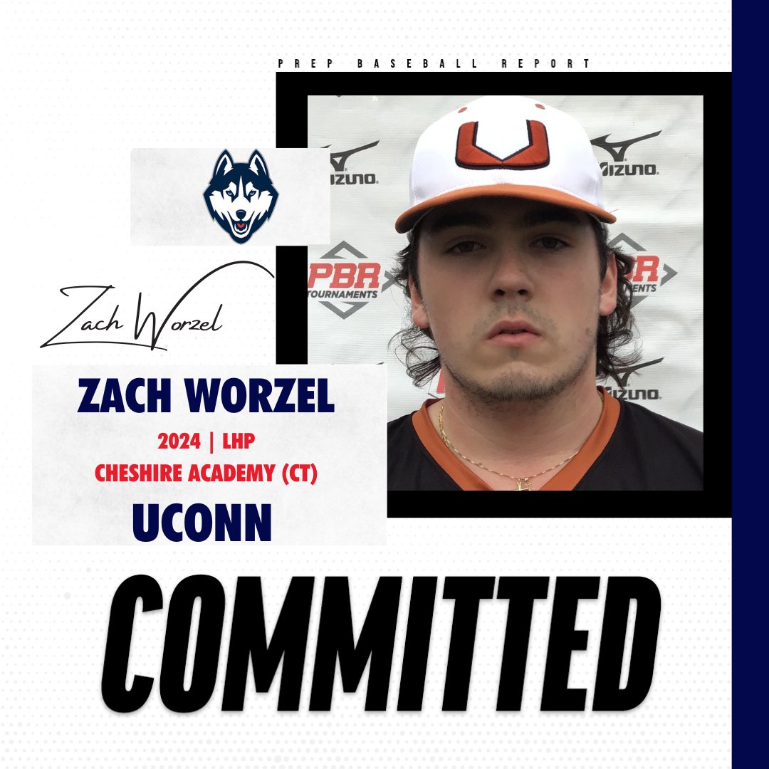 👏 Congratulations to <a href="/ZachWorzel/">Zach Worzel</a> on his commitment to <a href="/UConnBSB/">UConn Baseball</a>!

🔗 Check out Zach Worzel's PBR Profile Here ➡️ prepbaseballreport.com/profiles/CT/Za…

#BeSeen #PBRNewEngland #PBRConnecticut