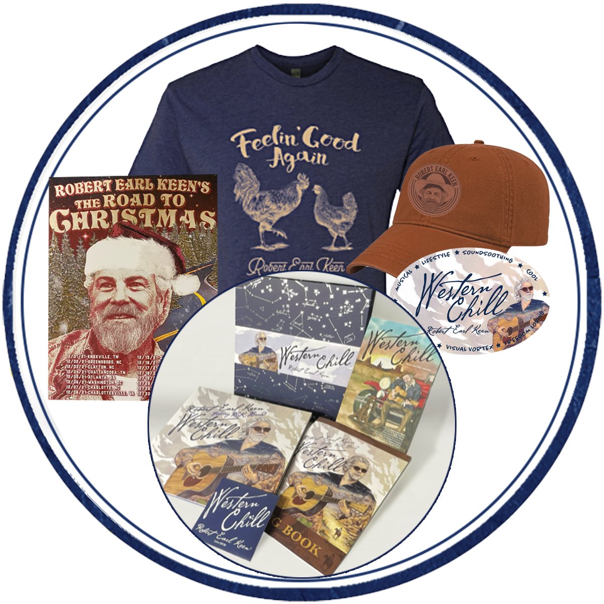 'REK 2023 Christmas Bundle' We have a great collection bundle for your family & friends. Limited time only! Regular price $249.00 selling now for $174.00. store.robertearlkeen.com *One stop shopping for your Robert Earl Keen fan*