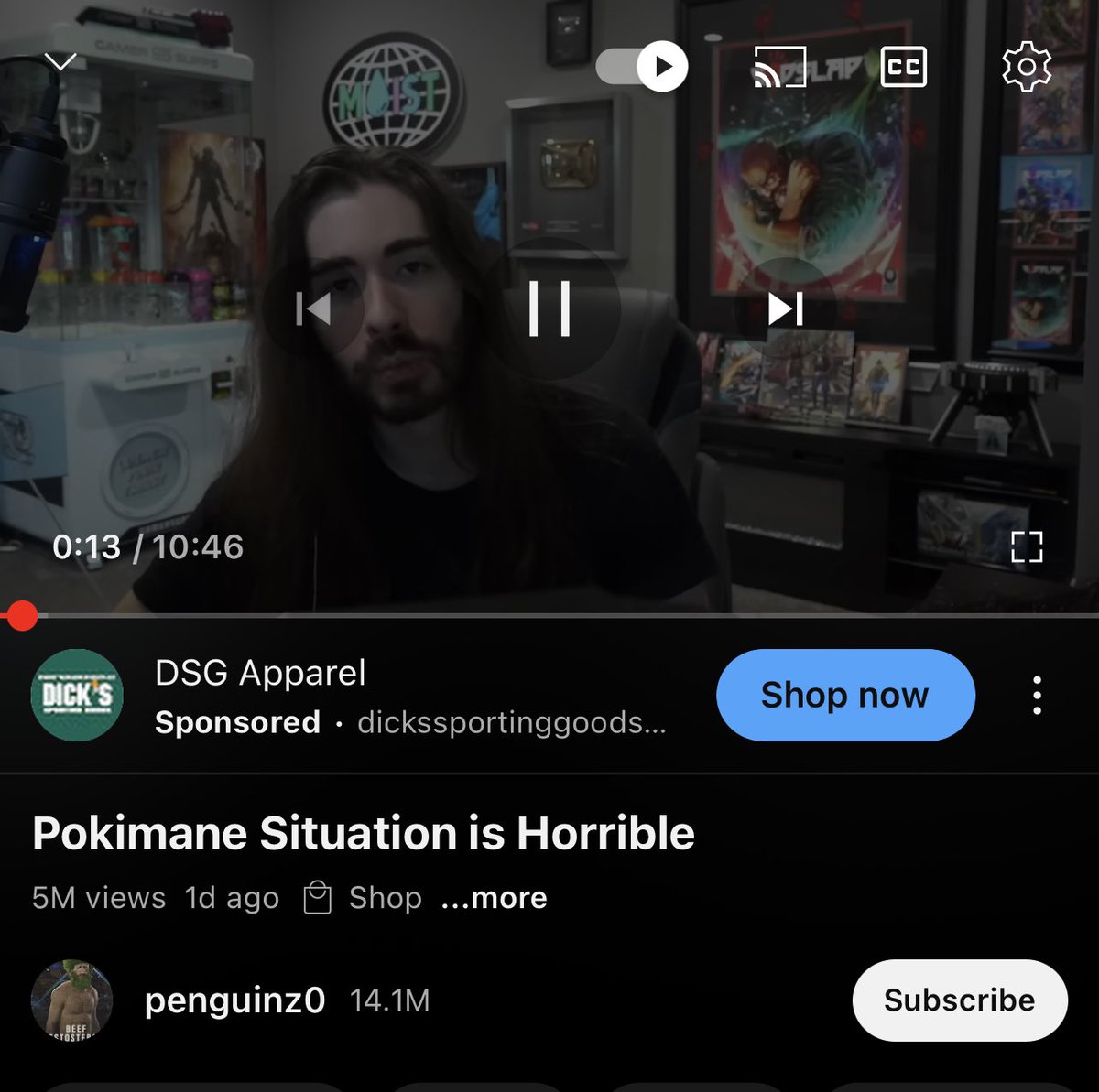 kirawontmiss's tweet photo. what pokimane said was wrong but making a 10 minute video about some fucking cookies is wild😭 https://t.co/Arp76ThXsk