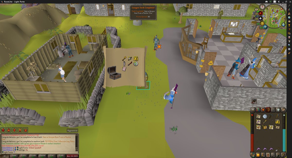CounselorLight's tweet photo. #osrs Leagues 1 kc master clue https://t.co/rAPUQHnkMm