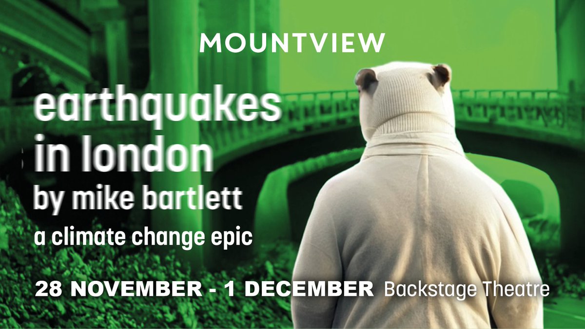 MountviewLDN's tweet photo. Our BA (Hons) Acting students take to the stage with Earthquakes in London in just one week 🌍🐻‍❄️

Who else is getting excited? 🙋 https://t.co/qJ5aqAXMwE