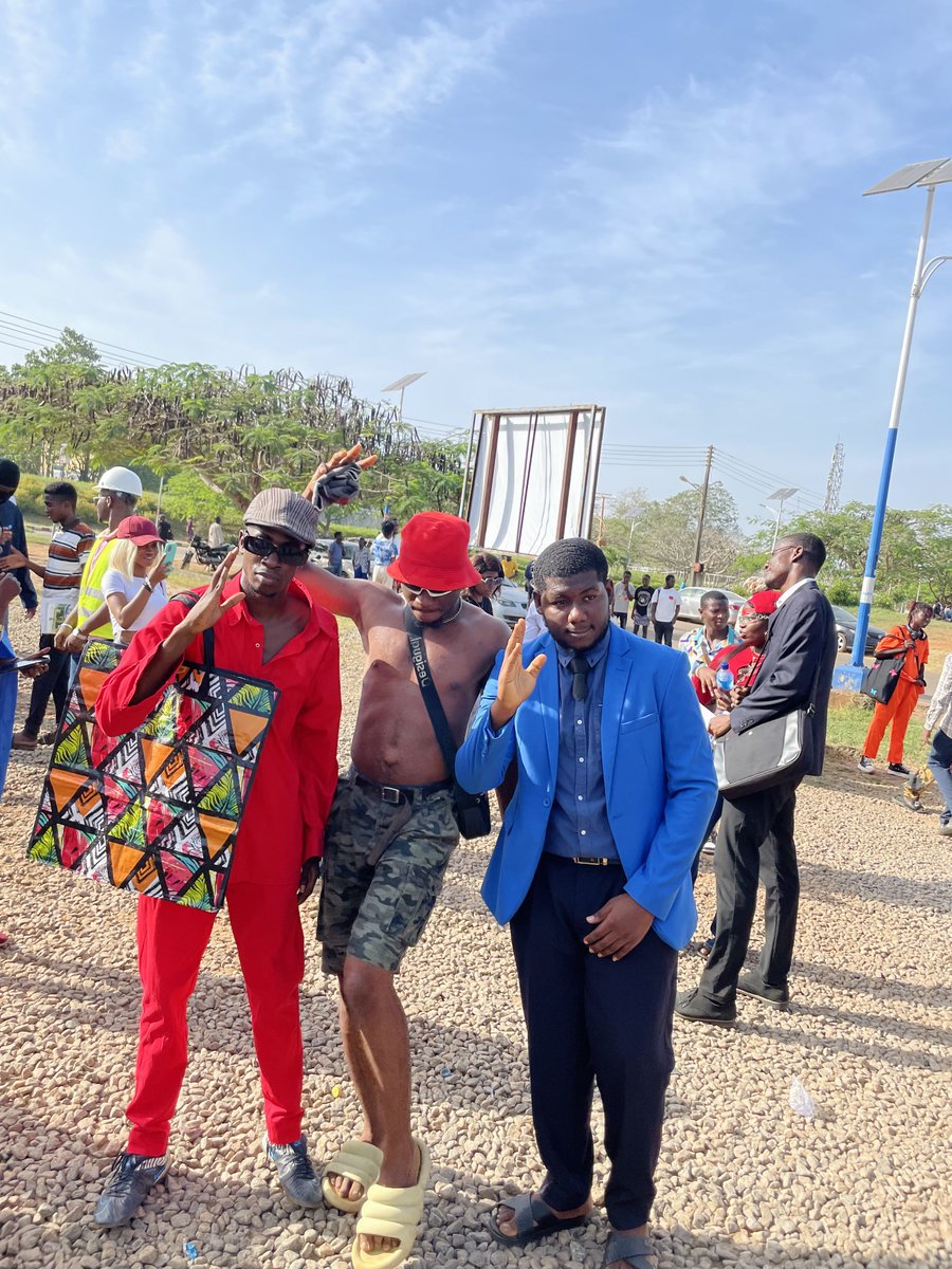 noble_tga's tweet photo. Met with my fellow comedians 😂 
Investor Sabinus &amp; Bro Shaggi

@Sabinus1_ @funnybros__  @BRODAshaggiNG 

#FUTAClass22 #TheINVICTA
#InvictaCostumeDay https://t.co/VQcksmXZrR