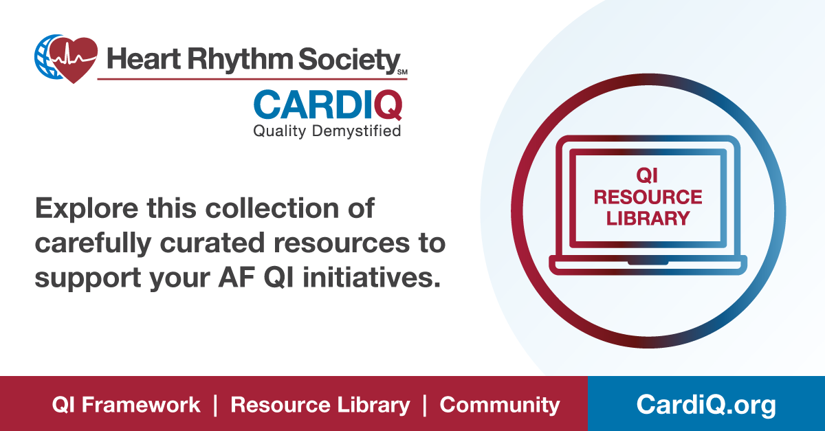HRSonline's tweet photo. Explore the #CardiQ Resource Library! Discover carefully curated resources to enhance AF #QualityImprovement efforts. These gems are sourced from seminal guidelines, literature & pioneering orgs transforming #AFpatientcare.
Visit https://t.co/sqtVpwZThG
#EPeeps #AFib #AFibCare https://t.co/Nx2wjtEwmX