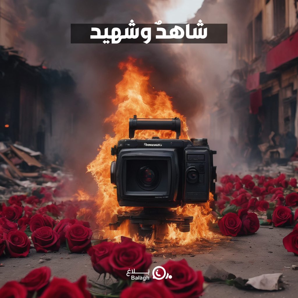 Ayaalzenn's tweet photo. المراسلة فرح عمر والمصور ربيع المعماري شهيدان انضما إلى ركب الشهداء العاملين في ميادين الحقيقة، وكما الحقيقة التي ستبقى تكشف بشاعة وفظاعة هذا العدو.
 #شهداء_ميادين_الحقيقة https://t.co/WpZcT3t3XM
