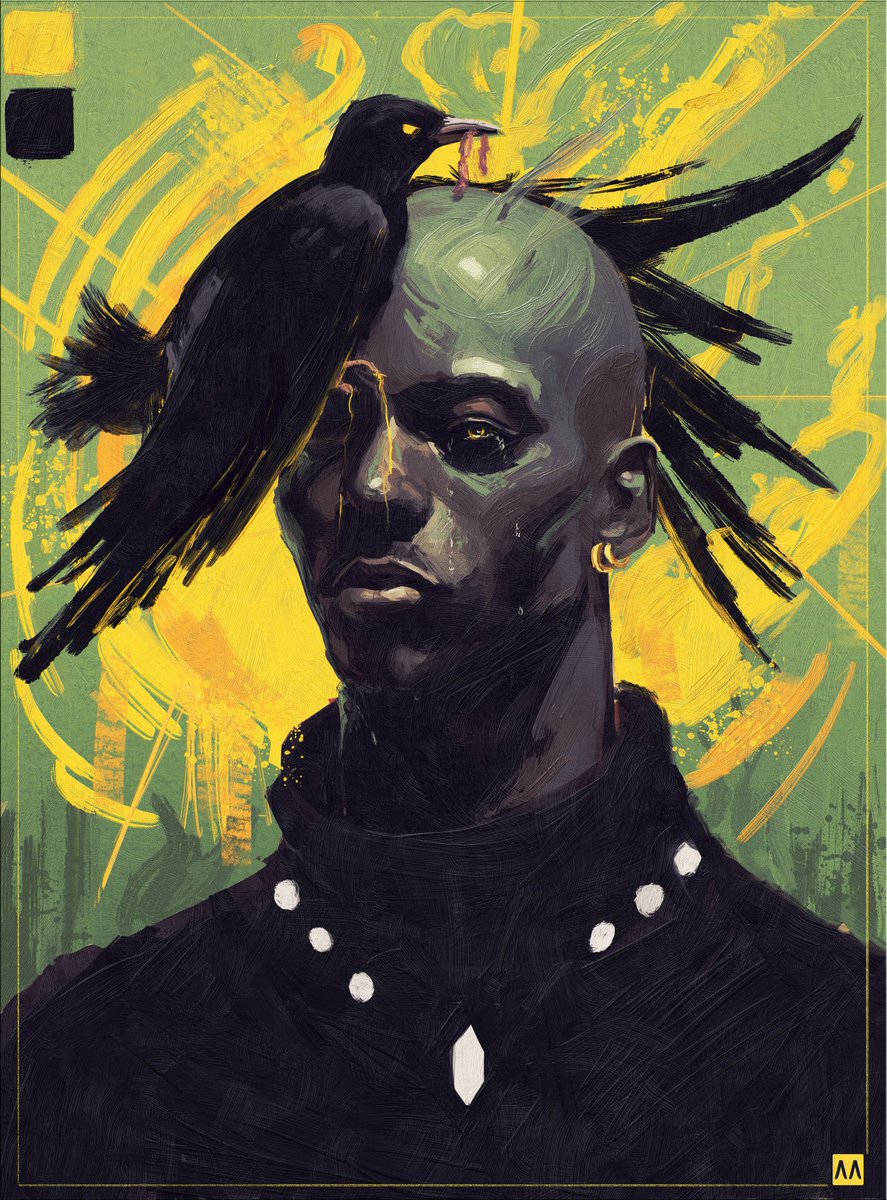 「My new painting.  Reaper」|Anthony Azekwohのイラスト